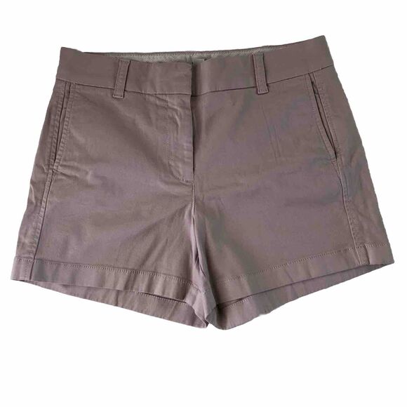J.Crew Size 4 Lilac Chino Shorts NWT - Picture 1 of 14